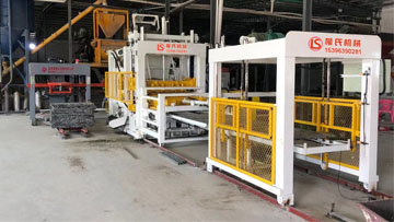 PC磚、透水磚生產現場