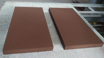 液壓磚機生產現場