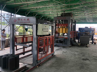 路沿石、護坡磚、擋土磚生產效果