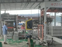 收磚線、自動碼垛機生產現場